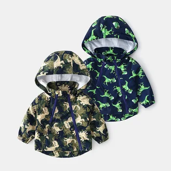 

Kids Jacket Autumn Children Coat Boys Girls Outerwear Boy Fashion Dinosaur Windbreaker Baby Clothing Kids Jacket,New Outerwear