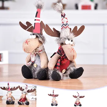 

Christmas Gnome Gifts Holiday Decoration Kids Birthday Present Handmade Plush Doll Home Decor Ornaments Tabletop Santa Decor