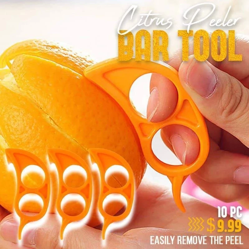 5/10 Pcs Mini Orange Peeler Citrus Quick Fast Fruit Peeling Knife Safe