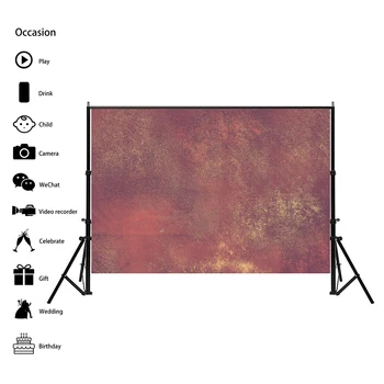 

Tie-dye Photography Background Cloth Reddish Brown Color Retro Style Studio Photo Prop Backdrops