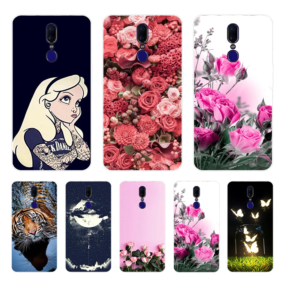 Для OPPO F11 чехол 6 53 ''силиконовый мягкий симпатичный из ТПУ задняя крышка Coque