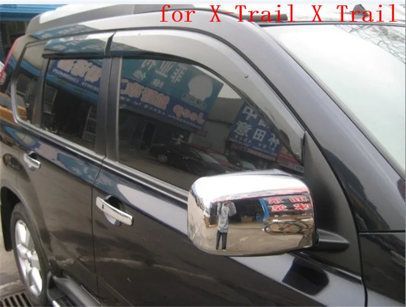 Для Nissan X-Trail X Trail T31 2008-2013 ABS хромированное зеркало заднего вида Накладка/зеркало заднего вида украшение автомобиля-Стайлинг