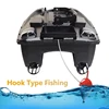 500M GPS Navigation RC Fishing Bait Boat 40 Spots Save Dual Silo 3KG Load LCD Screen Night Light 6H Duration Smart Return RC Toy 5