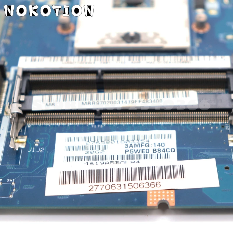 NOKOTION MBR9702003 MB. R9702.003 P5WE0 LA-6901P для ноутбука acer 5750 5750G материнская плата HM65 UMA HD DDR3