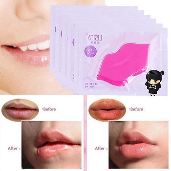 

5 pcs Exfoliating Moisturizing Nourishing Lip Mask Collagen Lip Mask Lips Enhancer Pads Skin Care TSLM1
