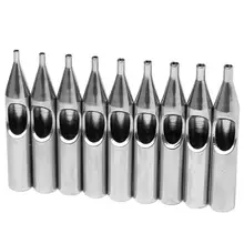 22 шт., нержавеющая сталь, наконечник для татуировки, профессиональная машина, тату-насадка для игл, набор, тату-чернила, принадлежности