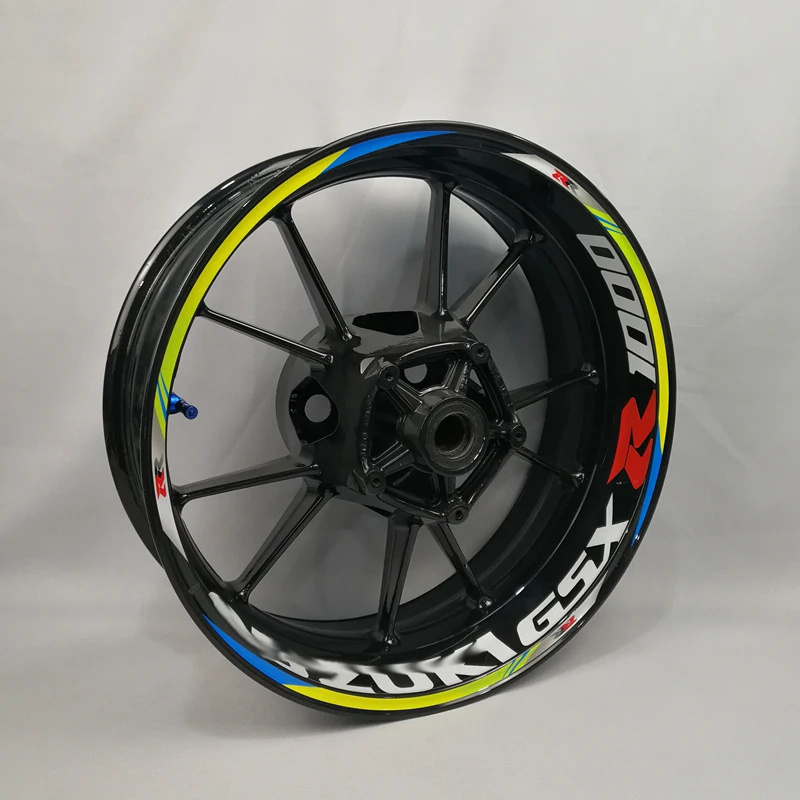 Наклейки на колеса для мотоциклов Suzuki GSXR600 GSXR750 GSXR1000 водонепроницаемые