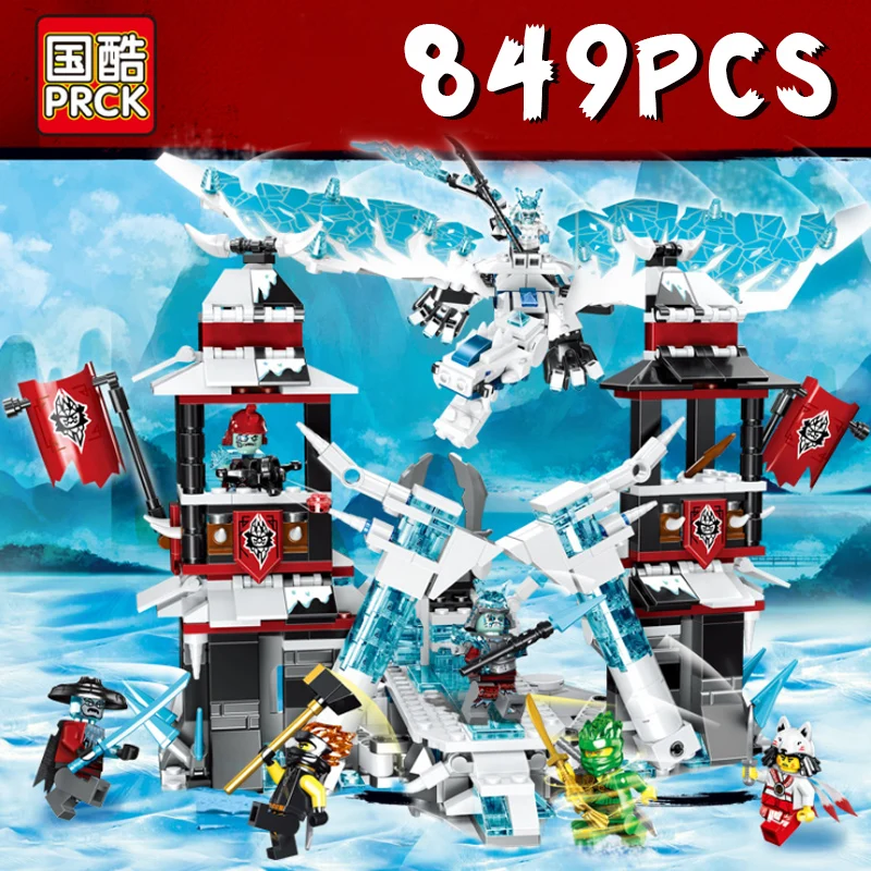 

849pcs Ninja The Castle Of Forsaken Emperor Truck Model Building Blocks Compatible Legoinglys 70678 Ninjagoes Kids Toy Bricks
