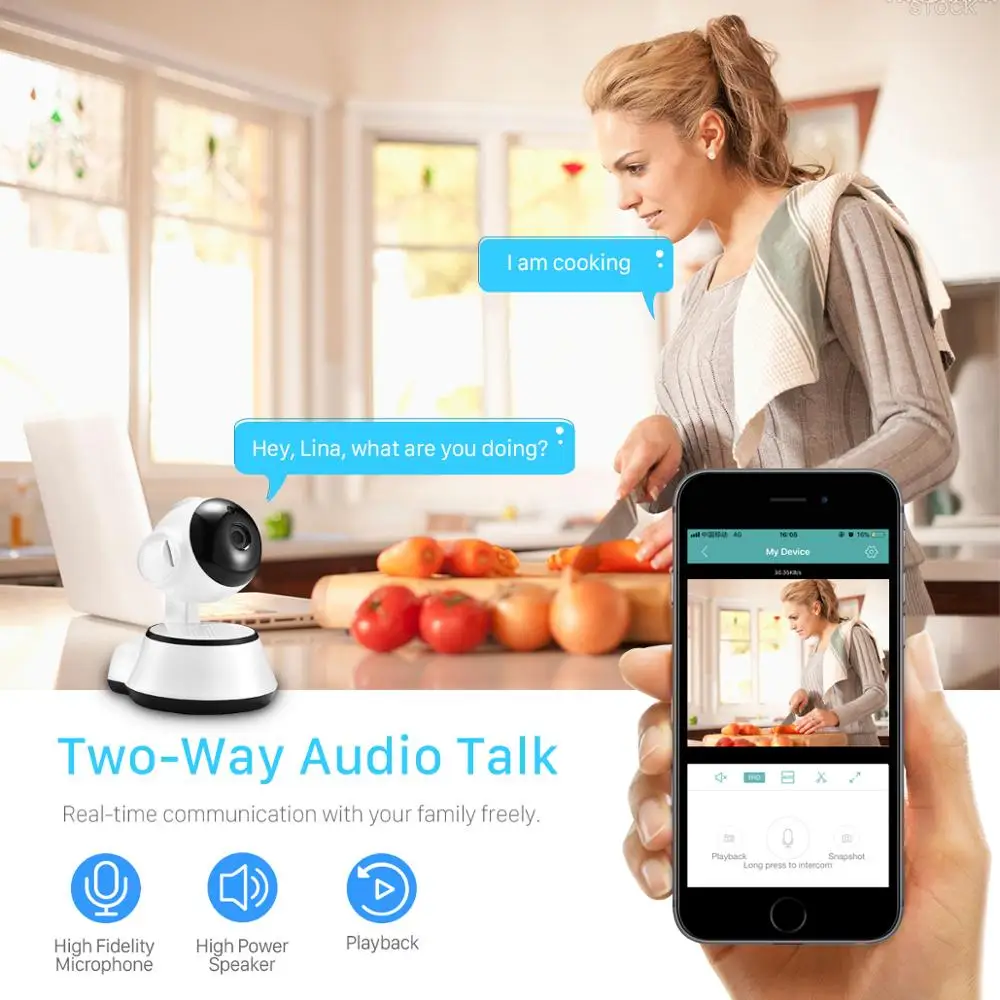 IP камера BESDER Wi Fi HD 720P с функцией ночного видения|cctv camera|security ipip cctv camera |