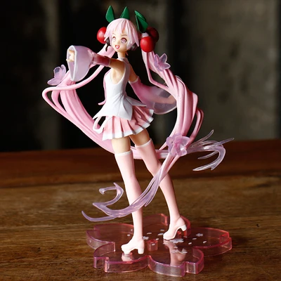 1 Pcs 23CM Hatsune Miku 10th model Action Figure Girl gift statue doll toy new 