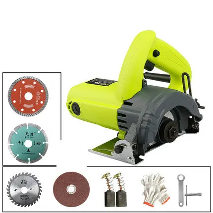 AC220V 2300W multi-function small household cutting machine for tile/stone/metal/wood cutting,multi-size optional,free saw blade - Цвет: TYPE A