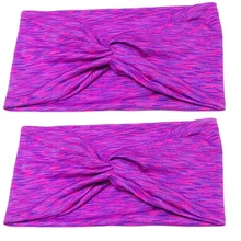 2 шт., эластичные аксессуары для волос, для взрослых, для работы, моющиеся, для улицы, для повседневной носки, для бега, повязка на голову, противоскользящие, впитывающие пот, спортивные, для йоги