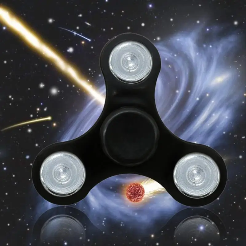 Пластиковый ручной Спиннер для аутизма и СДВГ Finger Tri-Spinner Fiesta Toys