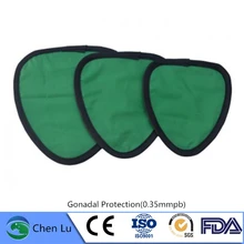 Прямая медицинский радиологический защитный свинцовый маленький шарф пациента гонадал рентгеновский защитный 0,35 ммпб маленький шарф