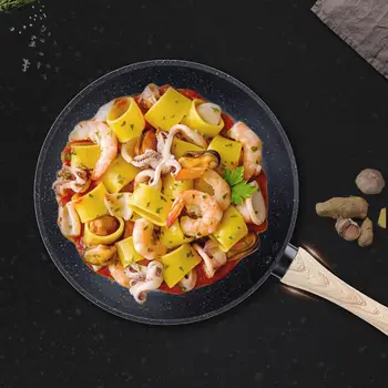 

Pan Maifan non-stick pan non-stick cooking pot Pan frying pan Maifan stone wok non-stick pan Western style wok