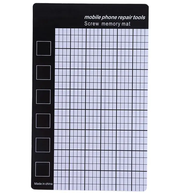 145x90 мм магнитный винт коврик карта памяти рабочий коврик Инструменты для ремонта мобильного телефона
