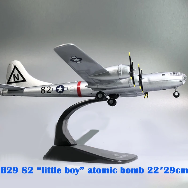 1:144 WW2 США морской B 29 77 82 sudrapertress атомная бомба литья под давлением модель самолета