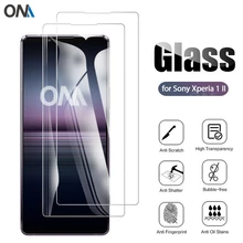 2Pcs Gehärtetem Glas Für Sony Xperia 1 II Screen Protector 2,5 D 9H Gehärtetem Glas Für Sony Xperia 10 II Schutzhülle Film