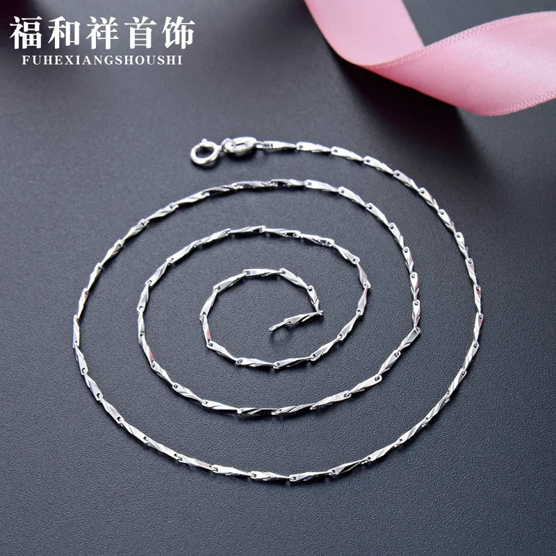 

Korean-style Car feng ling New Products Accessories S925 Sterling Silver Necklace Women's Choker Versatile Cool Accessories