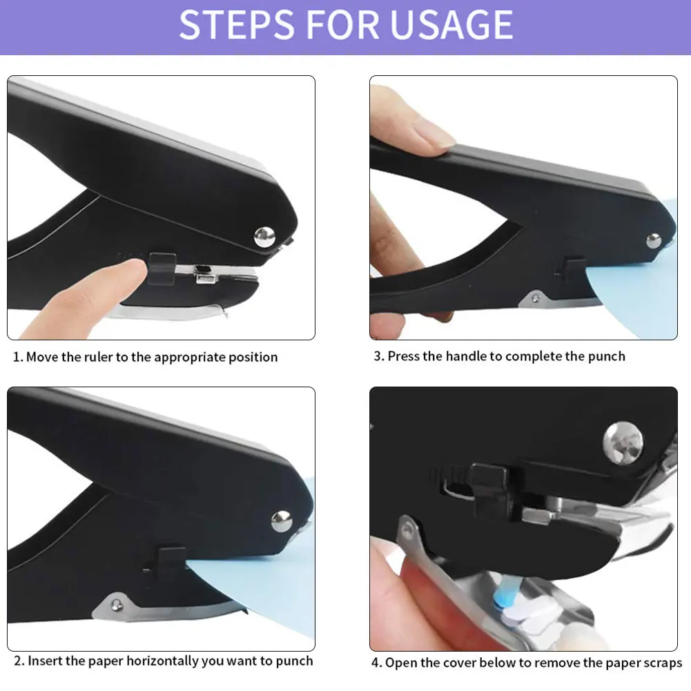 PVC ID card slot punch for oval perforation 10x3mm