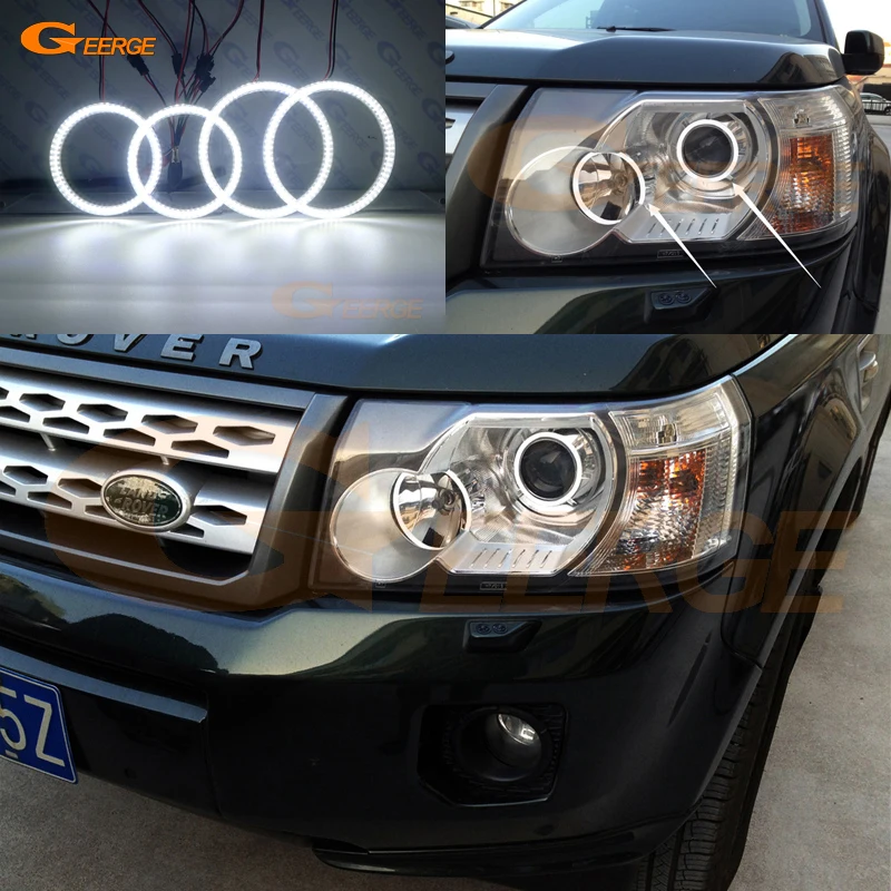 Для Land Rover Freelander 2 пред facelift 2006 2011 Xenon HD ультра яркий SMD светодиодный ангельские
