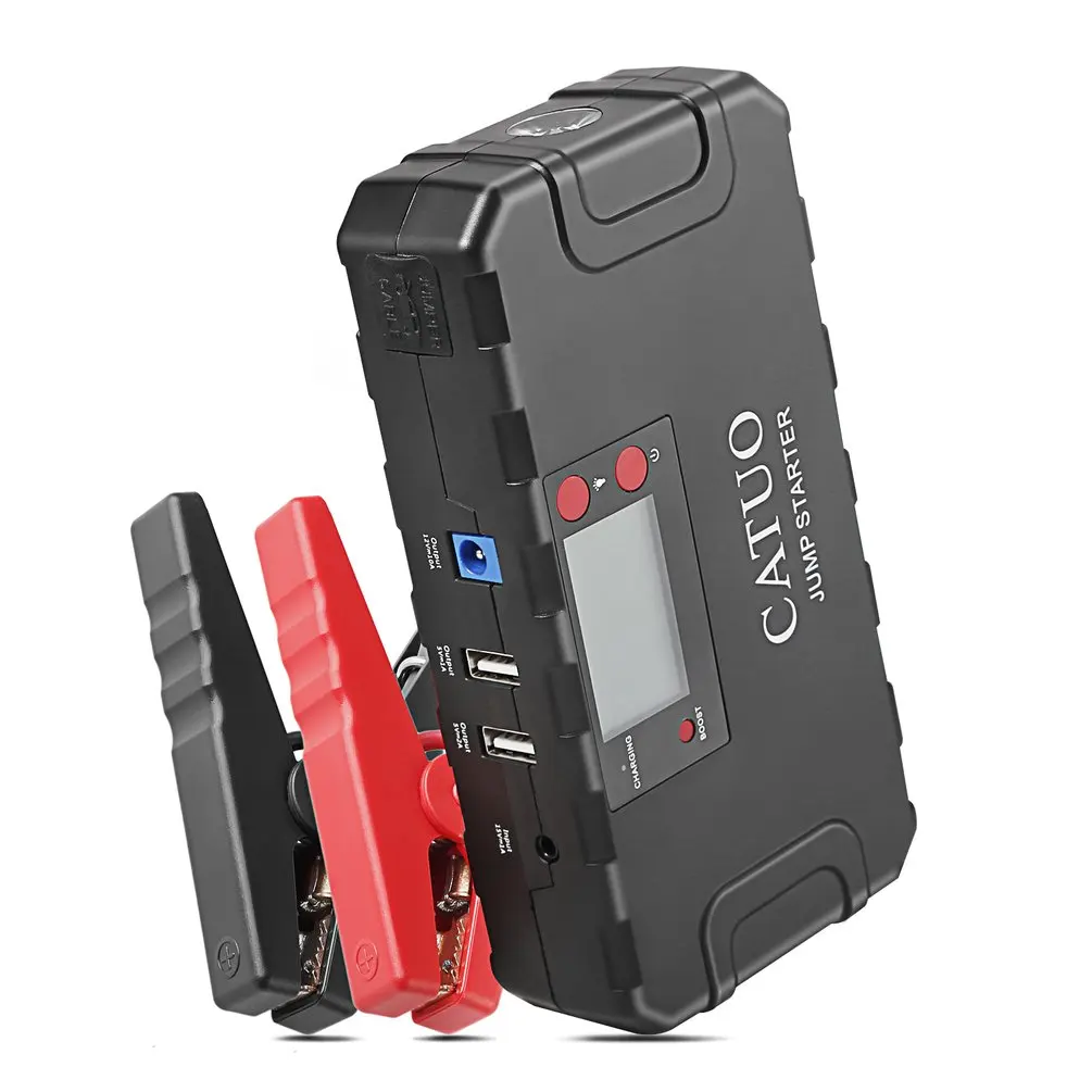 

CATUO 13600mAh Portable Auto Car Jump Starter Battery Booster with USB Power Bank LED Flashlight for Truck Motor Boat