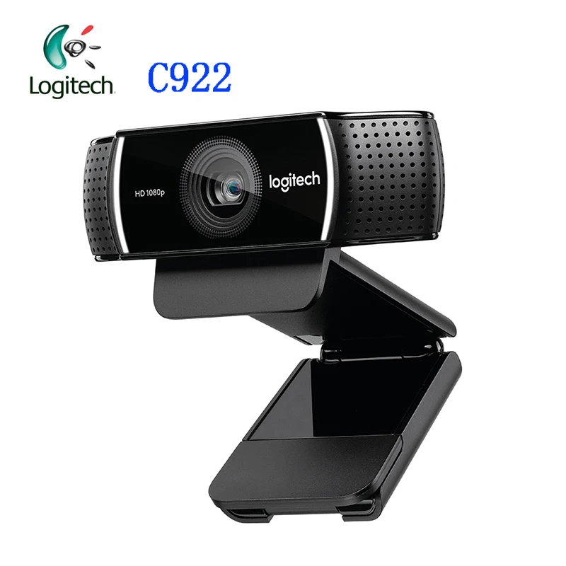 

Logitech C922 Full HD 1080P WebCam 720P at 60FP Built-in Mic Video Call Recording Background Switch Support Official Inspection