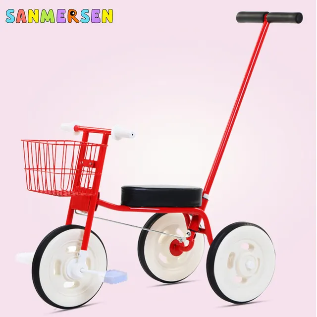 Simple Style Children Tricycle 2-6 Years Old Multi-purpose Male And Female Baby Bicycle Stroller Removable Infant Light Tricycle 2