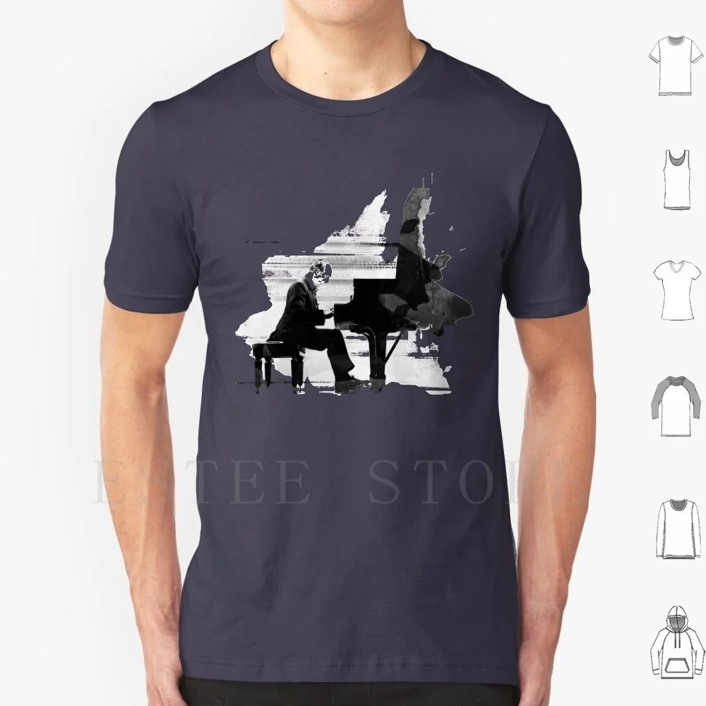 T-Shirt Da Uomo In Cotone 6Xl Abaya Maninoff Yongmaninov Helii Piano Fortepico Grand Steinway Rubinstein