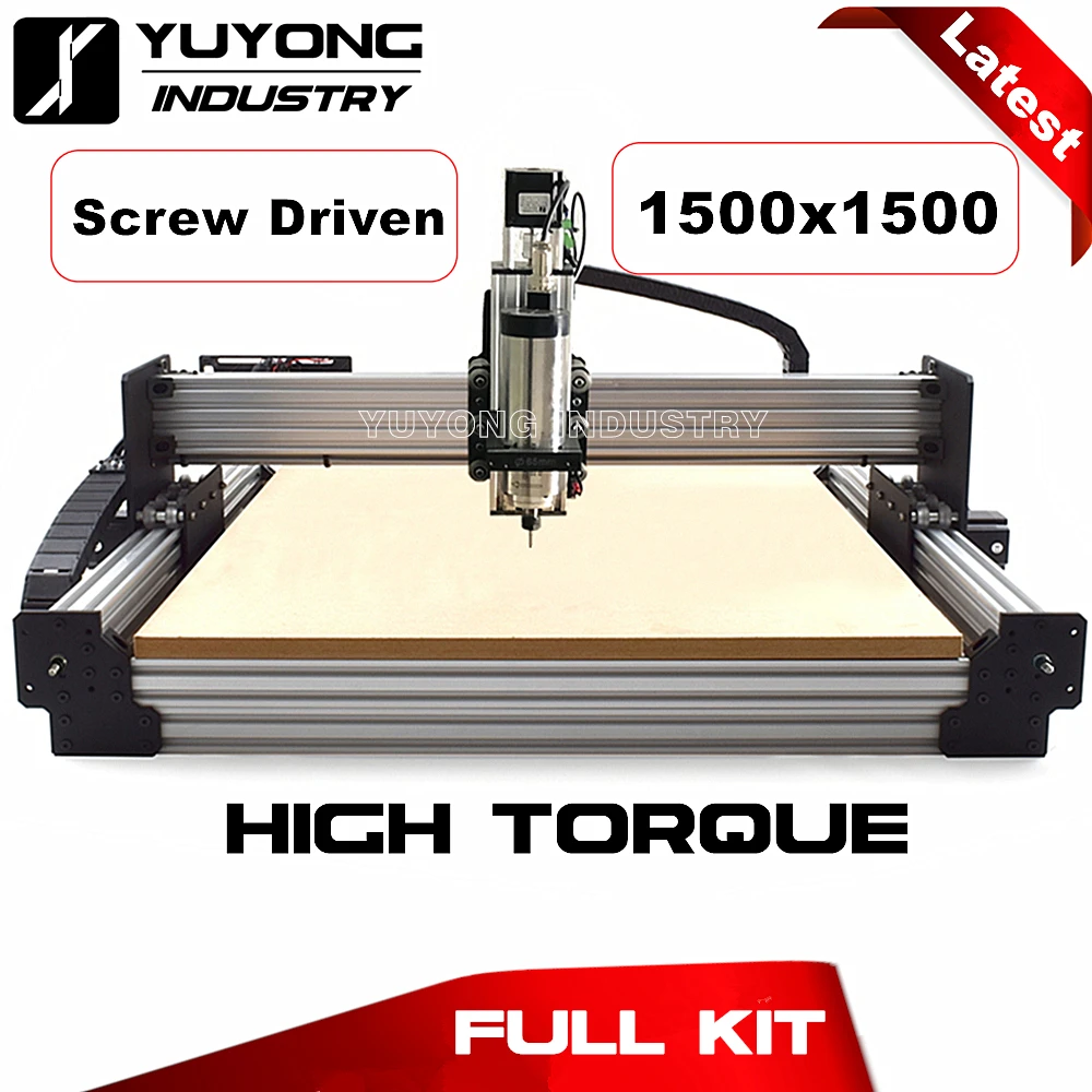 Винтовой привод 1515 новейший V2.3 с натягивающим ключом WorkBee CNC полный комплект