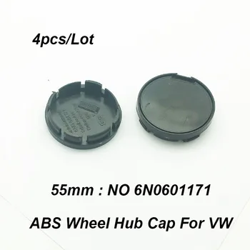 

55mm 6N0601171 4pcs Car Wheel Center Caps Hubcap Cover For Passat B6 B7 CC Golf MK5 MK6 Tiguan Car-styling Auto Covers Emblem