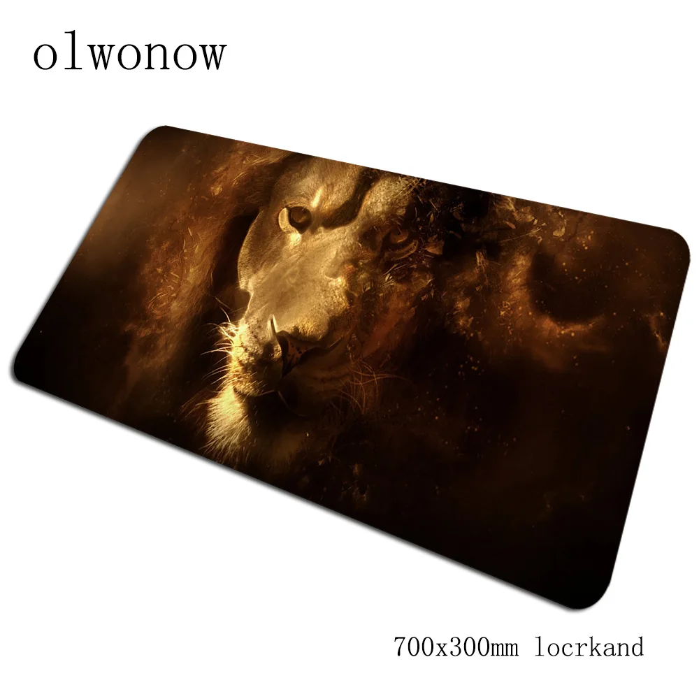 Кошек коврики для мыши 70x30 см тигр коврик для мышь Notbook коврик для компьютерной подарок Леопард игровой коврик для игровой мыши Клавиатура коврик для мыши