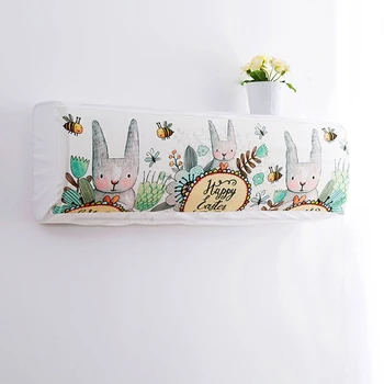 

Cartoon rabbit hanging air conditioning cover bedroom full household hanging air conditioning dust cover
