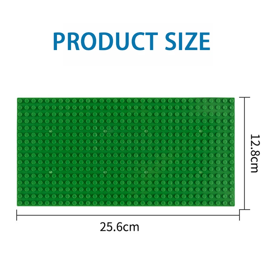 

Aquaryta 2pcs Building Block 3857 Baseplate 16x32 Figures Bricks DIY Plastic Bricks Size Compatible All Band Toys for Children