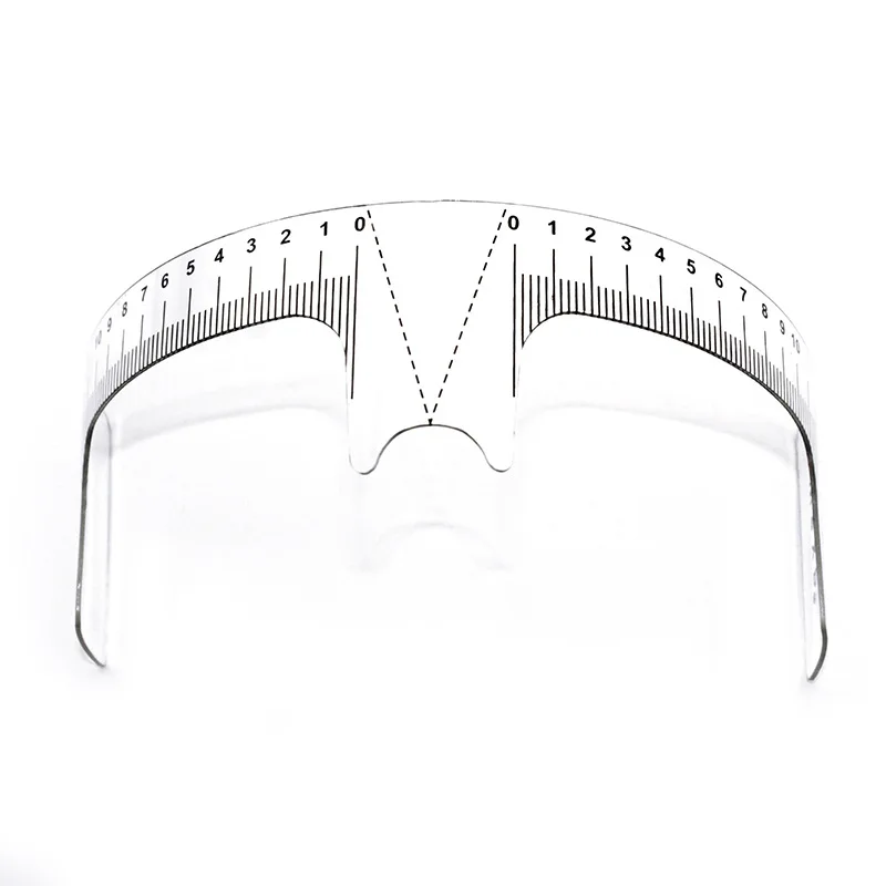 

Herramienta de modelado de cejas de puente nasal estilo coreano ceja niebla cantidad sección cejas Horizontal simetría regla tatuaje L