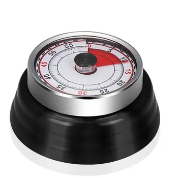 

Creative Kitchen Timer Countdown Magnetic Long Ring Bell Alarm Mechanical 60-Minute Timer for Study Cooking Baking Sports