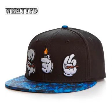 

Wmhyyfd Brand Verstelbare Snapback Hat Hoed Hip Hop Hoofddeksels Voor Mannen Vrouwen Volwassen Outdoor Casual Zon Baseball Cap