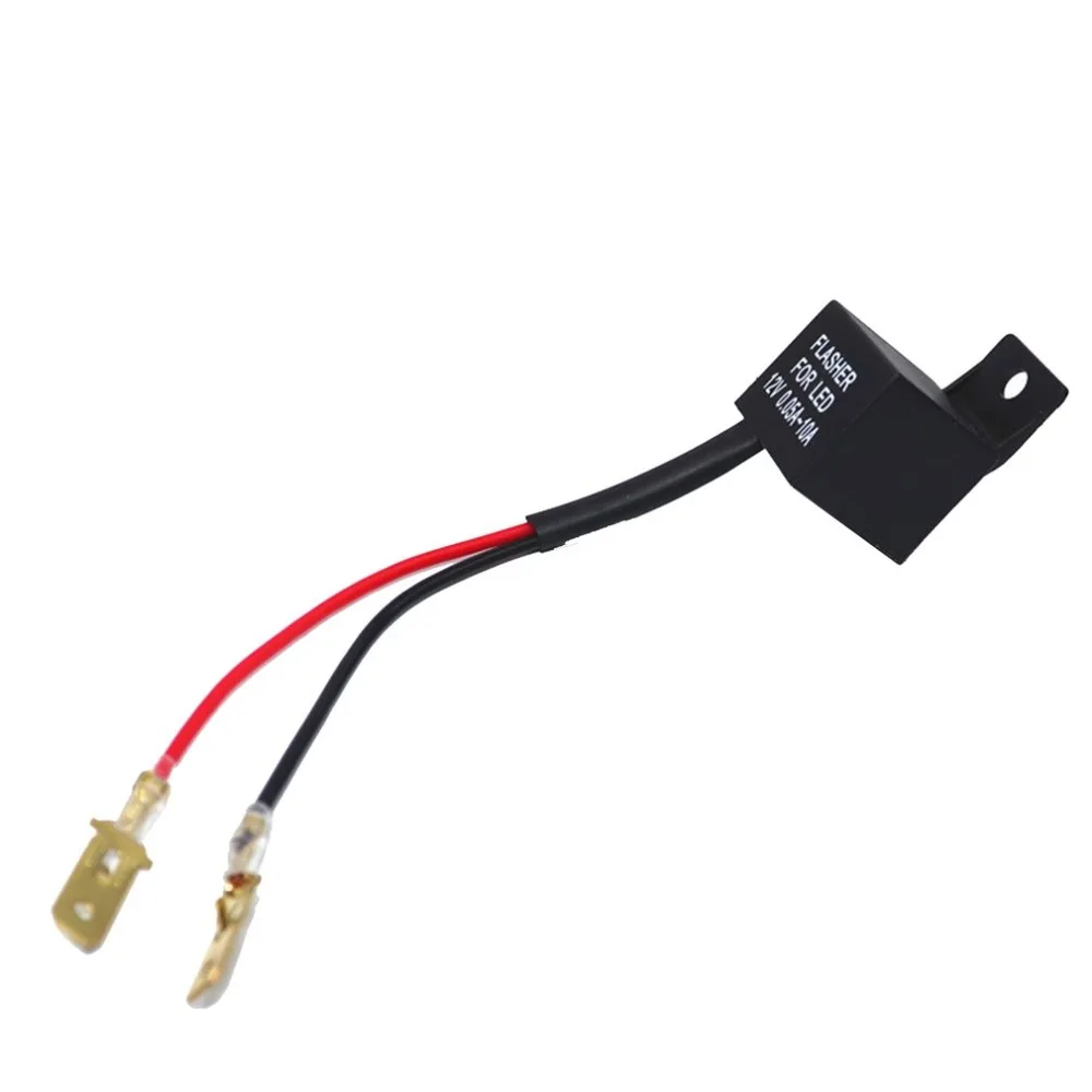 2-контактный светодиодный электронный проблесковый маячок реле 2 Pin Светодиодный мотоцикл электронное реле вспышки для Светодиодный светильник/светодиодные лампы