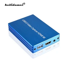 HDMI к USB 3,0 ВИДЕО 4K карта захвата ключ 1080P 60fps HD видео рекордер захват для OBS захват игры игра Захват карты Live