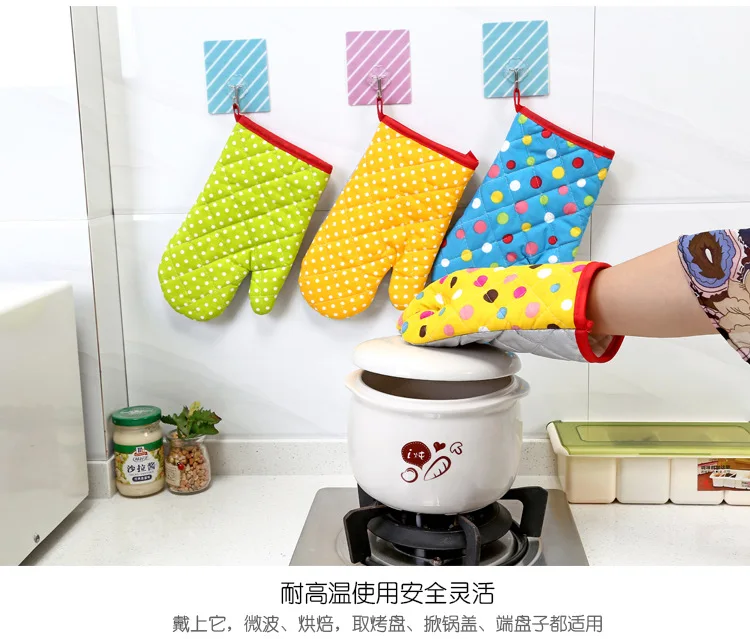 Толстые теплоизоляционные рукавицы для микроволновой печи, специальные перчатки для выпечки, Креативные кухонные противоскользящие высокотемпературные противоскользящие