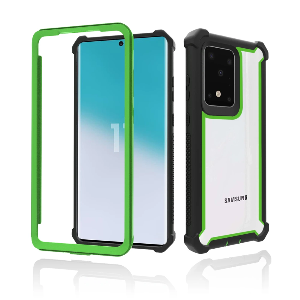 Сверхмощный защитный армированный чехол из поликарбоната и ТПУ для Samsung Galaxy S20 Ultra