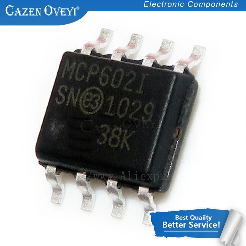 10pcs/lot Mcp602t-i/sn Mcp602-i/sn Mcp602i Mcp602 Sop-8 In Stock ...