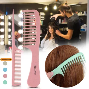 

2019 2 PCS Anti-static Comb Salon Barber Hair Cutting Detangling Styling Tool Hair Comb For Women 1220