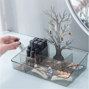 

Jewelry Storage Box Make Up Organizer Lipstick Storage Holder Tree Shape Storage