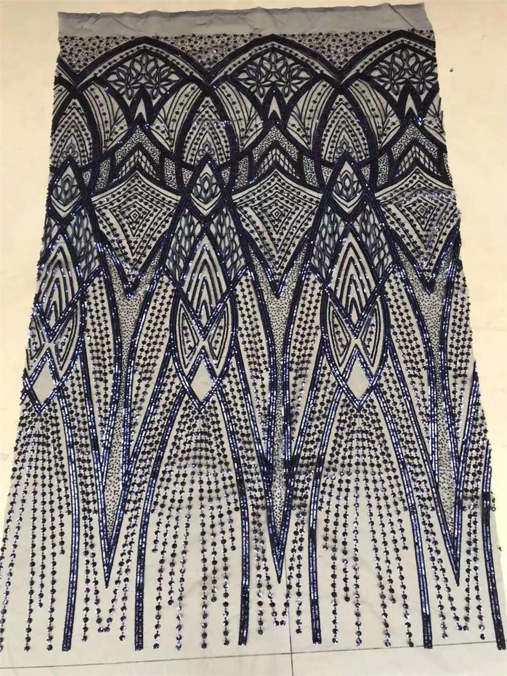 Высокое качество французская серия нигерийская сетка с блестками африканская тюль сетка композитная линия кружевная ткань для платья 5 ярдов/партия JF1206