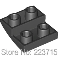 

* Кирпич 2x2x2/3, перевернутый лук * G1270 50 шт., сделай сам, просвечивающий блок, кирпич, часть № 32803, совместимость с другими сборными элементами