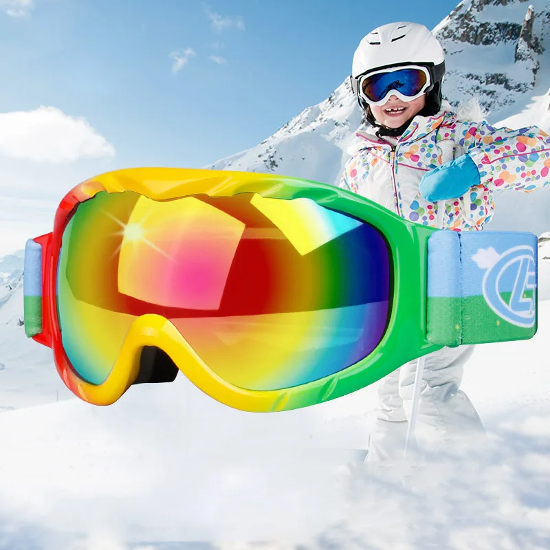

Children's Ski Goggles Small Size for Children Double UV400 anti-fog mask Protection glasses skiing Girls Boys Snowboard goggles