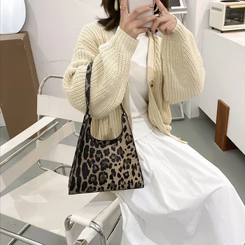 

Fashion PU Leather Shoulder Underarm Bag for Women Vintage Casual Animal Pattern Female Shoulder Handbags