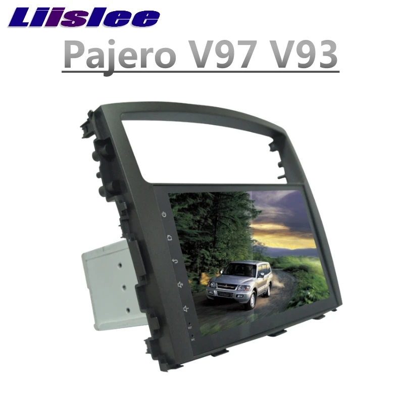 LiisLee Автомобильный мультимедийный DVD gps HiFi аудио радио 9 дюймов для Mitsubishi Pajero V97 V93 2006~ CarPlay адаптер навигация NAVI