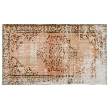 

Handmade Natural Vintage Turkish Area Rug 157x277 Cm-5'2''X9'1''